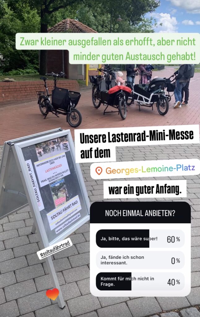 Mini-Cargobike-Messe in Soltau