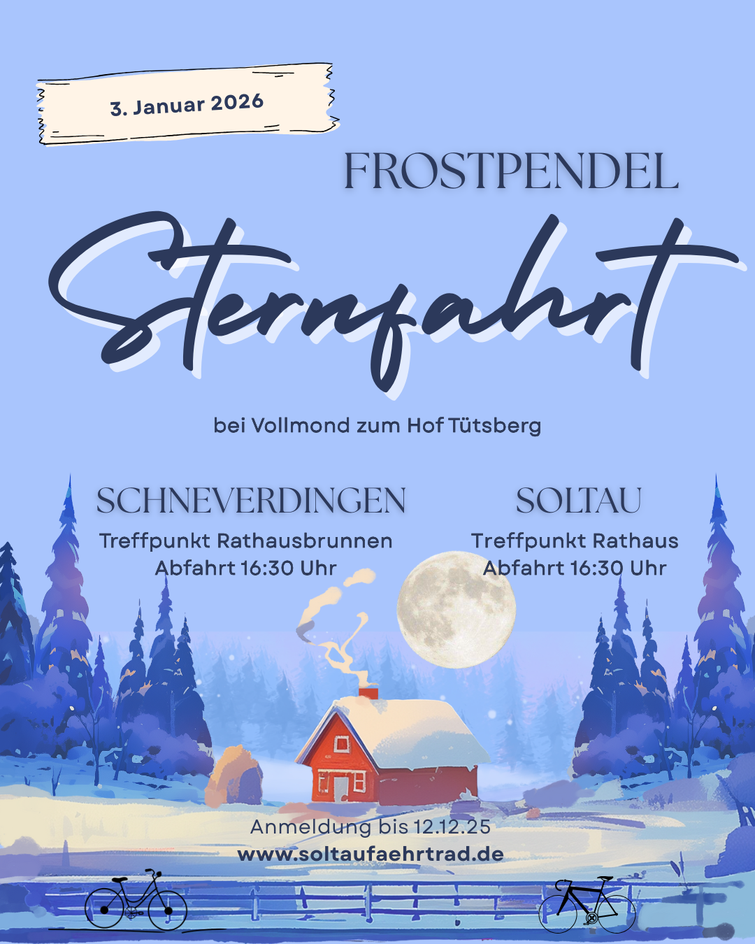 Plakat Frostpendel-Sternfahrt