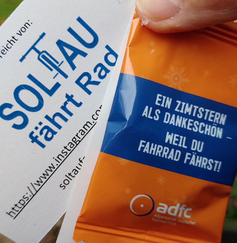 Nikolausüberraschung für Radfahrer und Radfahrerinnen in Soltau